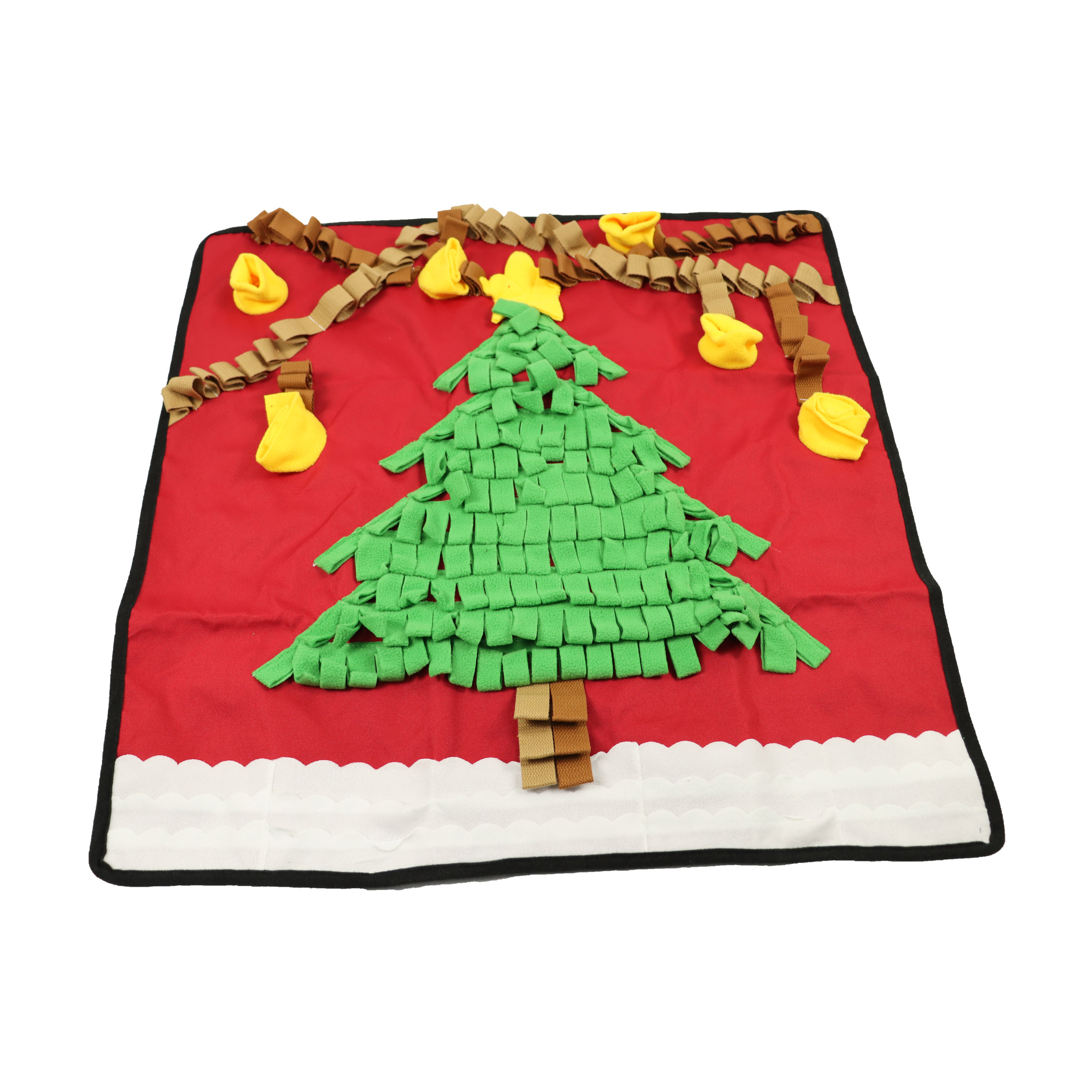Christmas Tree Snuffle Mat Enrichment Nosework Training Washable Dog Feeding Mat Puzzle 70cm