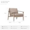 Buy cheap Waterproof Polyester Fabric Outdoor Sofa Set Teak Wood Outdoor Couch from wholesalers