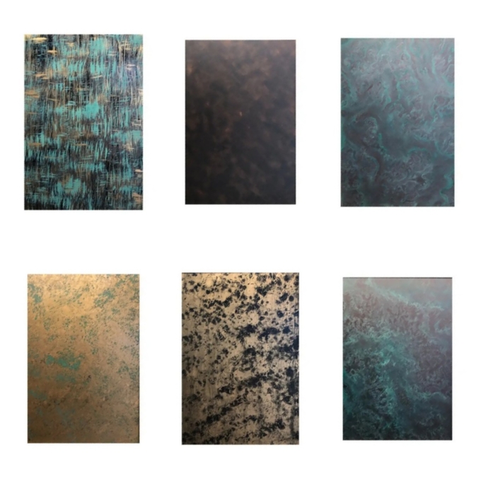 High-End Customization 304 Antique Brass Spotted Stainless Steel Sheet for Artistic Architectural Wall Decor