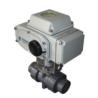 Buy cheap Soft Seat Plastic UPVC Electric Ball Valve Chemical Resistant 3 Inch PVC Ball Valve from wholesalers