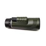 High Power Zoom BAK4 Prism Monocular Outdoor Green 23mm Big Eyepiece
