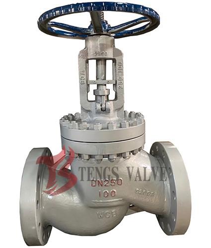 Buy cheap Cast Steel PN100 Flange Globe Valve WCB DN250 10 Inch Metal Seat Stop Valves from wholesalers
