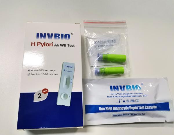 Buy cheap 25pieces H Pylori Card Infectious Disease Rapid Test Kits Antigen Feces from wholesalers