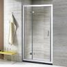Buy cheap OEM Square Frameless Shower Cabin Tempered Glass Hinge Door from wholesalers