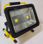 100W Portable rechargeable lithum-ion battery LED flood light outdoor emergency