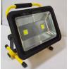 Buy cheap 100W Portable rechargeable lithum-ion battery LED flood light outdoor emergency lighting from wholesalers