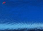 Blue Plain Dyed Warp Knitting Fabric Shiny Dazzle Fabric For Basketball Clothing