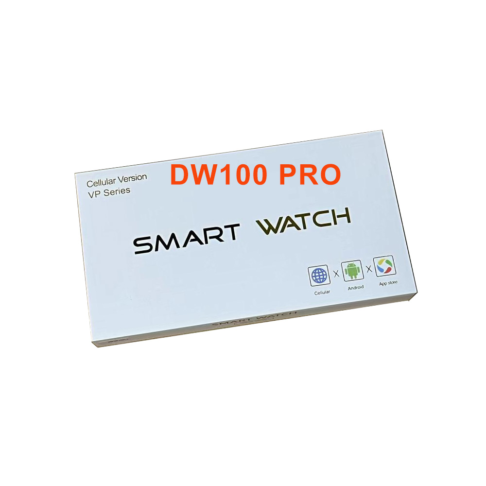 DW100 Pro Smartwatch SIM Card 4G Global Call Android 10.0 AMOLED 2.04Inch Video Chat AI WIFI GPS S10 Cellular Edition