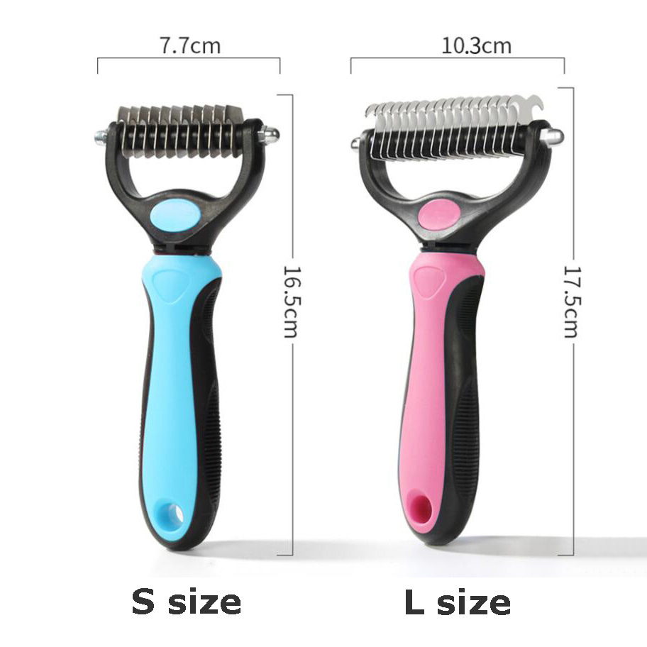 Pet Grooming Stainless Steel Brush 17 9cm Double Side Comb Dogs Sustainable Household