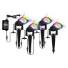 Buy cheap Aluminum RGB Solar Garden Spotlight Ceiling Lawn Spot Lights Lamp from wholesalers