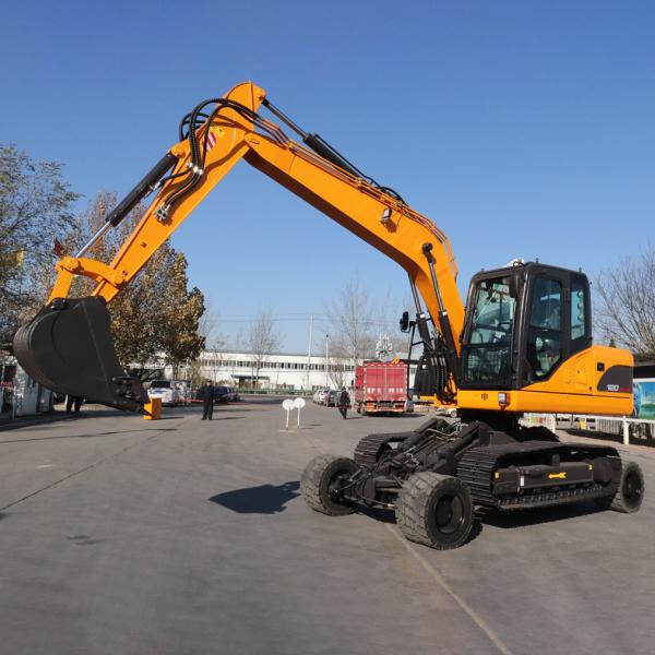 Buy cheap Yuchai Engine Small Mini Excavator Yellow Hydraulic Excavator Machine from wholesalers
