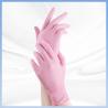 Buy cheap Chemical Resistant Pink Nitrile Disposable Gloves For Laboratory from wholesalers