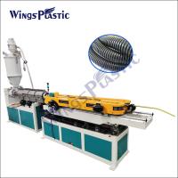 Buy cheap Flexible Pvc Pipe Manufacturing Machine HDPE Single Wall Conduit Making Machine product