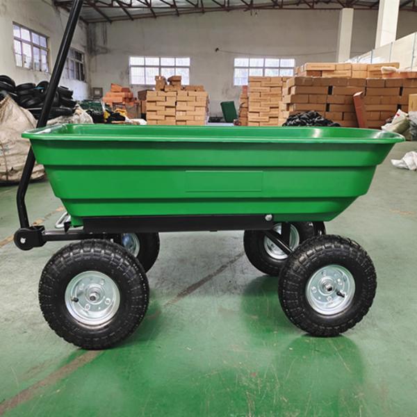 Buy cheap Utility 10 Inch Pneumatic Tires Wheel Garden Dump Truck 75L Capacity from wholesalers