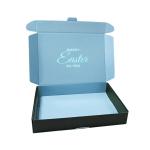 Cosmetic 300dpi 1 Piece Corrugated Mailing Boxes Gold Logo