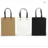 Buy cheap Personalised Kraft Merchandise Bags Brown Shopping Bags Black Logo Printed from wholesalers