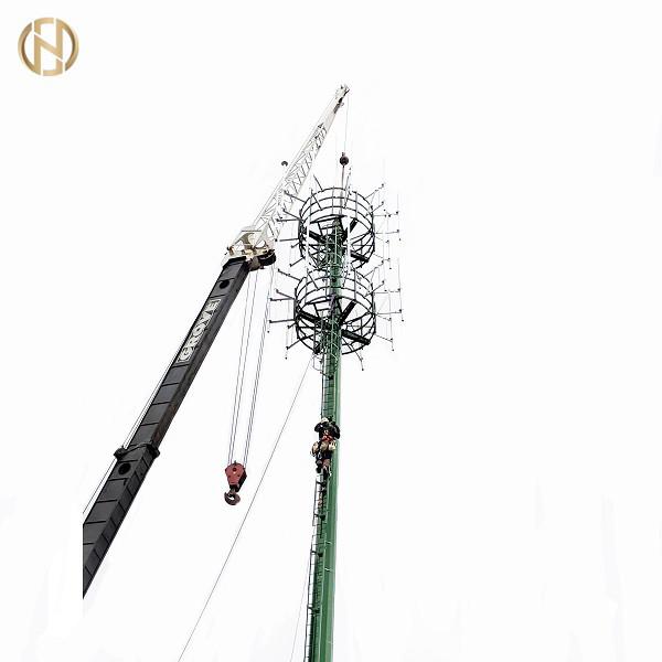 Buy cheap Airport Monopole Telecommunication Pole Height 15M - 60M Thickness 2mm - 30mm from wholesalers