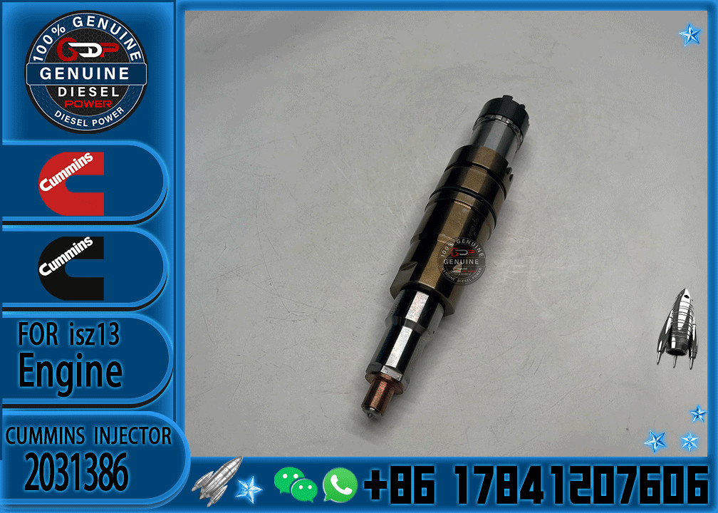 Common rail injector fuel injecto 2031386 2086663 2894920PX 2058444 for ISZ13 Excavator DC09 DC16 DC13