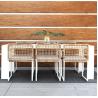 Buy cheap Tea Break Patio Dining Table And Chair Set For Contemporary Outdoor Furniture from wholesalers