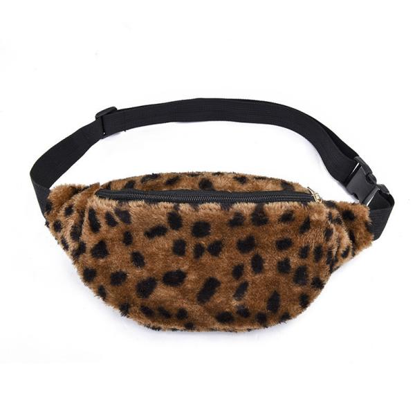 Buy cheap Factory Price Faux Rabbit Fur Waist Bag Winter Bum Bag Female Travel Bum Hip Coins Phone Pouch Casual Chest Bag from wholesalers