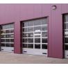 Buy cheap Industry Full View Glass Panel Commercial Double Glazing Glass Water Tightness Class 3 Transparent Sectional Garage Door from wholesalers