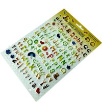 Buy cheap Non Toxic Puffy Letter Stickers , Die Cut Self Adhesive Alphabet Stickers product