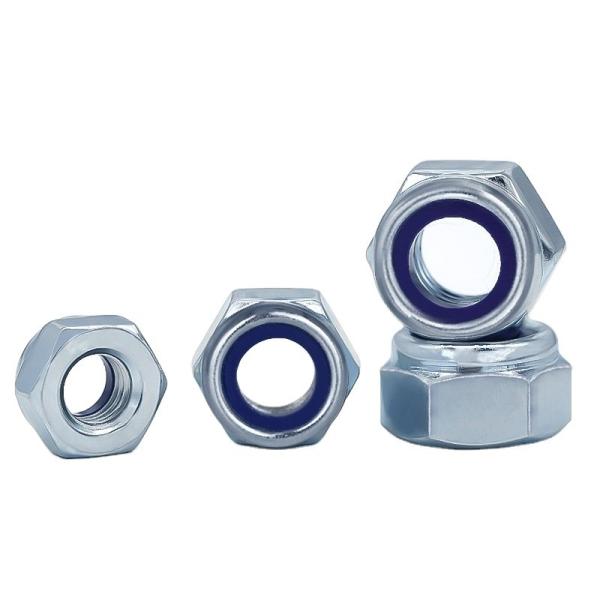 Buy cheap Fastener DIN985 Metric Stainless Steel Hex Flange Nylon Lock Nut from wholesalers