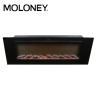 Buy cheap 128cm Creative Flames Wall Mounted Heater White Black Painted Glass from wholesalers