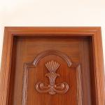 Interior Carved Wooden Laminate Doors 205cm Break Resistance