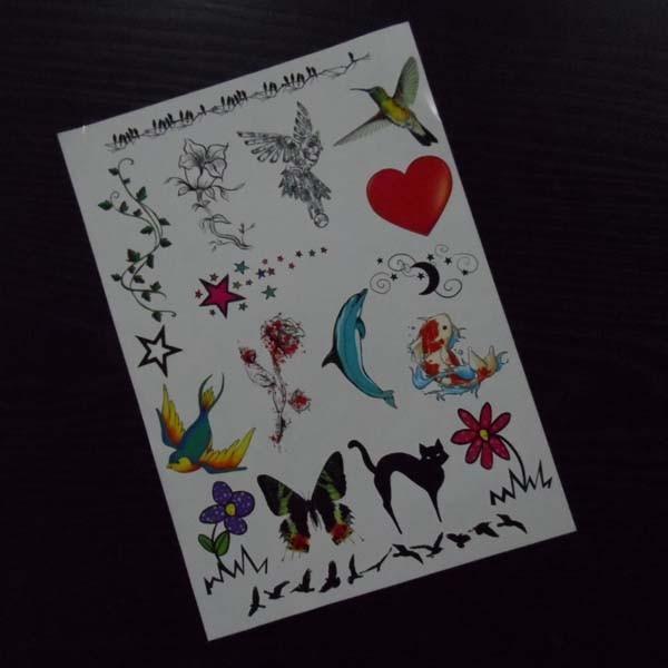 Buy cheap Butterfly temporary tattoo, Flower temporary tattoo, fake tattoo from wholesalers