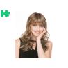 Buy cheap Deep Wave Spiky Hair Wig , Kanekalon Fiber Full Head Wigs Human Hair from wholesalers