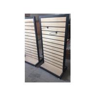Buy cheap Metal Frame Slatwall Display Stand Two Sides 1200 * 450 * 1380MM Multi - product