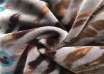 250GSM Paper Print Plush Spandex Velvet Fabric For Baby Blanket Garment