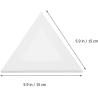 Buy cheap 6 Pack Triangle Blank Stretched Canvas Board 15cm 100% Cotton stretched Canvases from wholesalers