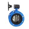 Buy cheap EN 1092-2 DN600 Double flanged hand turbine cast iron butterfly valves from wholesalers