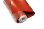 E Glass / C Glass Single Side Silicone Coated Fiberglass Cloth Insulation Fire