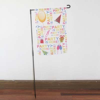 Buy cheap Party Garden Flag Wordings Party is here from wholesalers