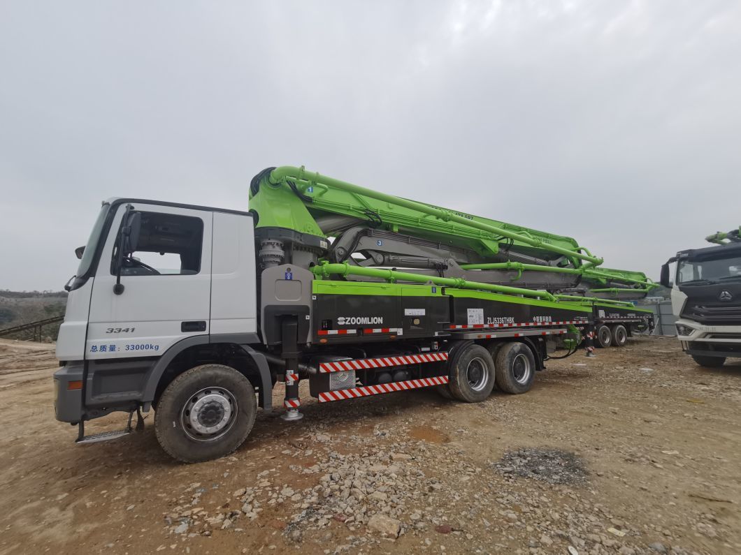 2012 Zml 47m Concrete Pump on Benz Truck Concrete Boom Pump Used Heavy Equipment