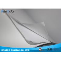Buy cheap 50 Meters Inkjet Sticker Matte Coated Paper With Self Adhesive Glue Back Side product
