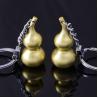 Buy cheap New design fashion decorative zinc alloy metal calabash key chain from wholesalers