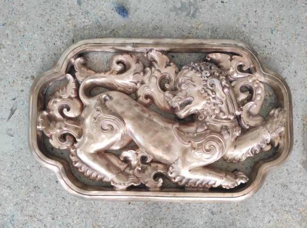 Buy cheap Decorative Metal Animal Sculptures , Ancient Bronze Wall Relief Sculpture from wholesalers