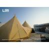 Buy cheap Outdoor Factory Large wedding Event Wood 20/40/72/100 Seats Canvas Tipi Tent from wholesalers
