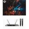 Buy cheap UHF Dual Channels Professional Smartphone Karaoke Speaker With Wireless Microphone from wholesalers