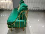 High Density Sponge Filled 46cm Wrought Iron Sofa Set
