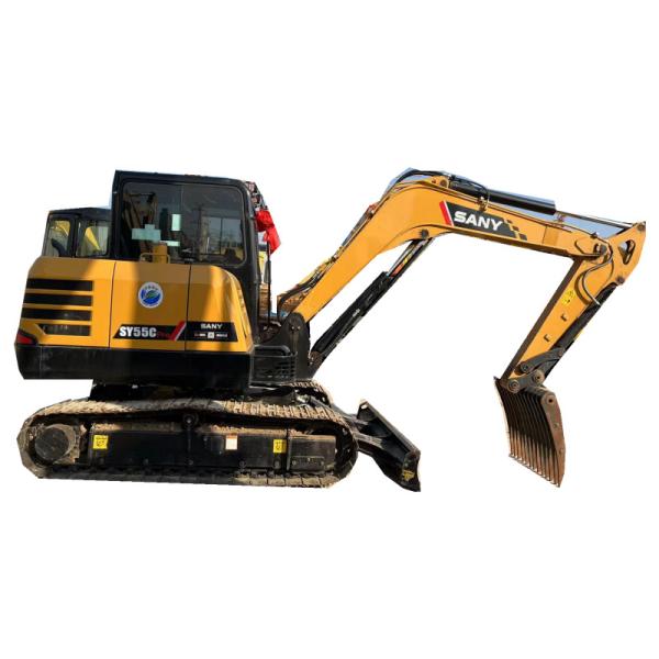 Buy cheap Used SANY SY55Pro Mini Hydraulic Excavator 6 Ton Earth Moving Digger from wholesalers