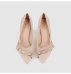 Lace Surface 8cm Bridal Sandals High Heels ODM Pointed Toe Stiletto Heels