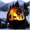 Buy cheap Corten Steel/Weathering Steel Outdoor Round Fire Pit Rustic Red or Customized from wholesalers