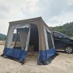 Outdoor Waterproof Oxford Car Side Tent Auto Awning 200D PU2000MM 2.5 X 3 X 2M