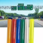 High Visibility Diamond White Reflective Vinyl Film for Safety Road Sign