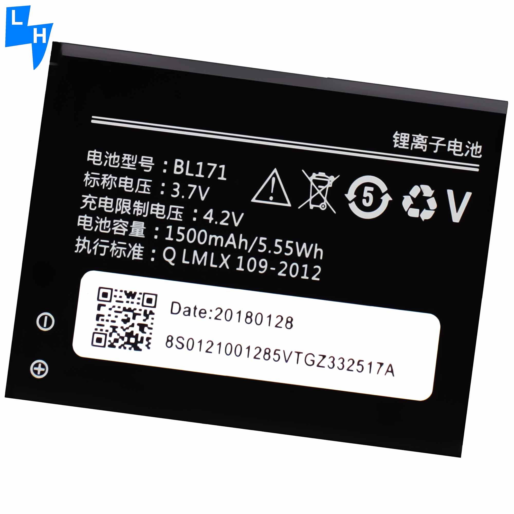 BL171 Battery for Lenovo RocStar A319 A60 A65 A368 A390T A356 A370E A376 Mobile Phone